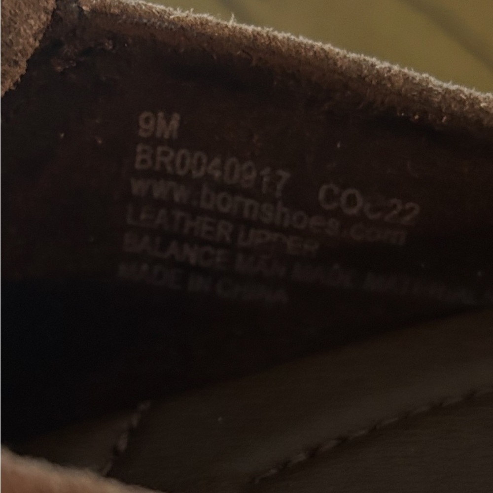 Born leather mule boots - Sz 9 - Picture 5 of 7